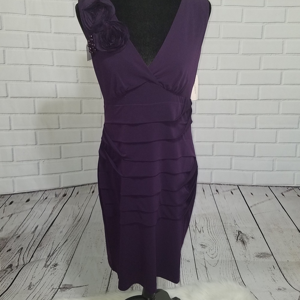 Dressbarn eggplant purple dress